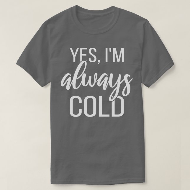 Camiseta Sí, Siempre Frío II (Diseño del anverso)