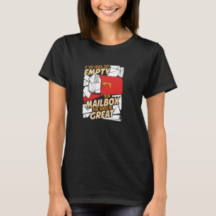 Camiseta Si Simplemente Pudiera Vaciar Su Trabajador Postal