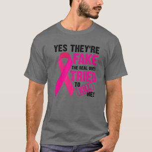 Camiseta Sí, son falsos, los verdaderos que intentaron mat