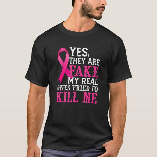 Camiseta Sí, Son Falsos Mis Verdaderos Intentos De Matarme (Anverso)