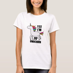 Camiseta Sí, soy 99% unicornio