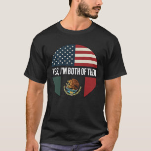 Camiseta Sí, soy ambos: ciudadano con orgullosa doble ident