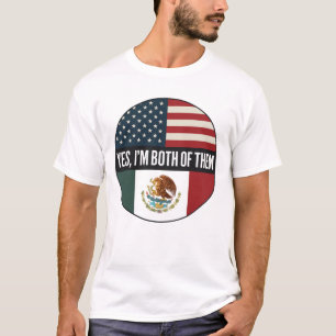 Camiseta Sí, soy ambos: ciudadano con orgullosa doble ident