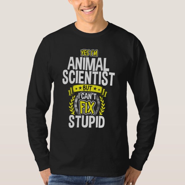 Camiseta Sí, soy Animal Scientist (Anverso)