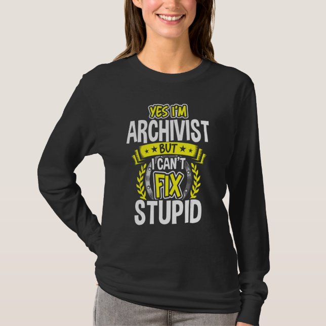 Camiseta Sí, soy Archivero (Anverso)