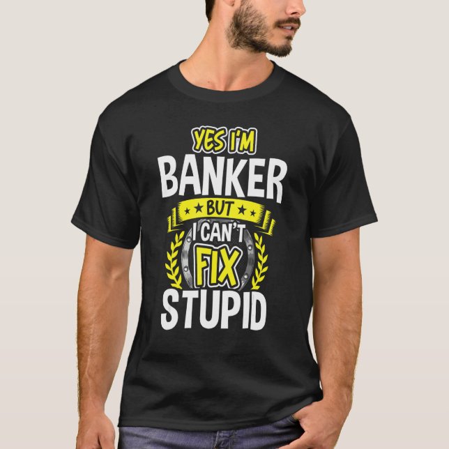 Camiseta Sí, soy banquero (Anverso)