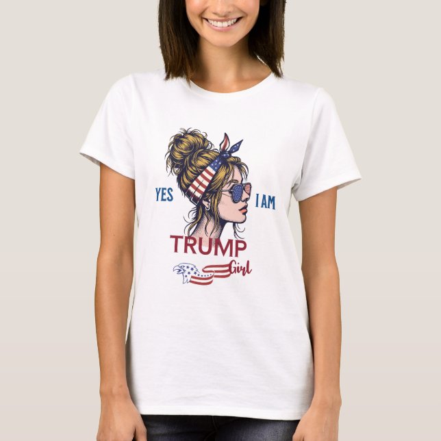Camiseta Sí, soy Chica de Trump (Anverso)