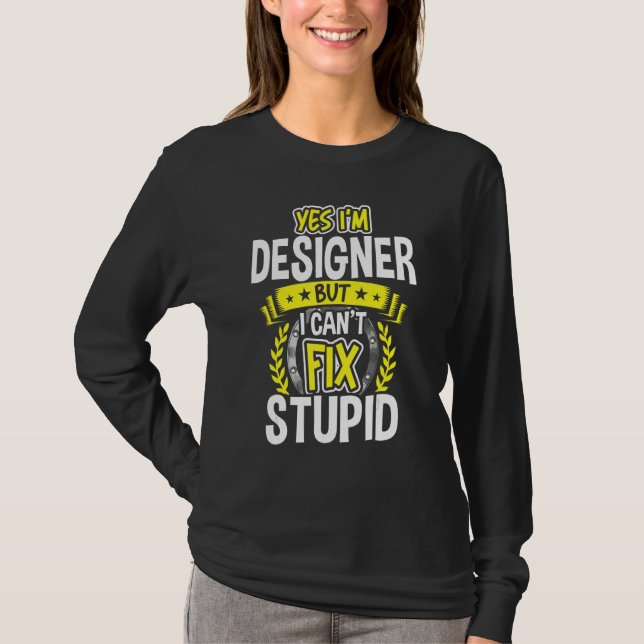 Camiseta Sí, soy diseñador (Anverso)