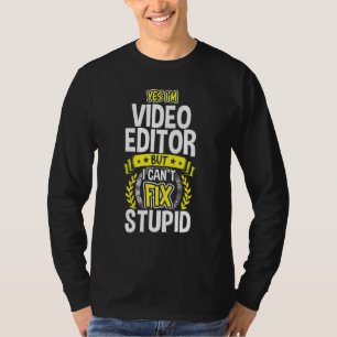 Camiseta Sí, soy editor de video