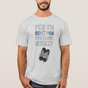 Camiseta Sí, soy escocesa. Sí, me encanta el baile de hocke