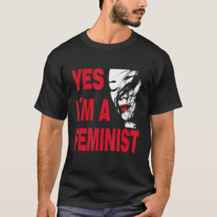 Camiseta Sí, soy feminista, para hombres y mujeres comprome