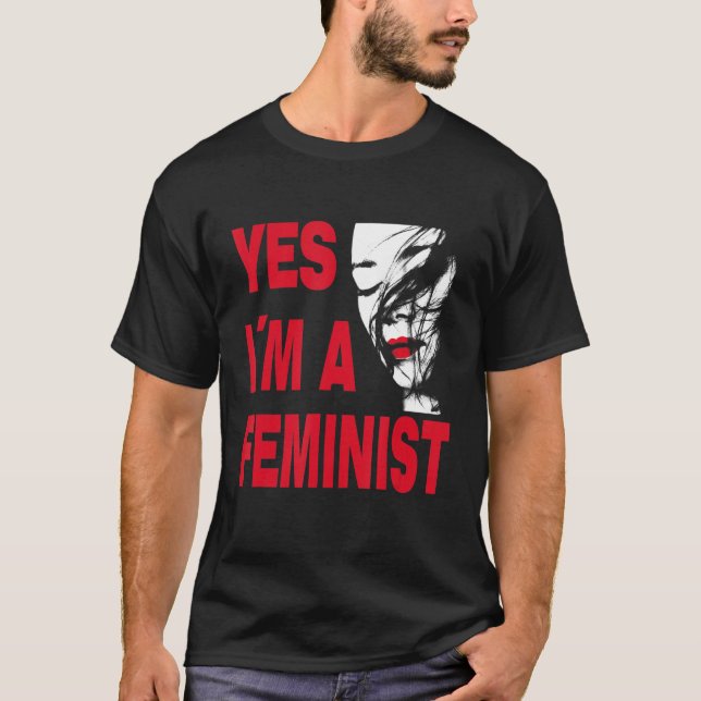Camiseta Sí, soy feminista, para hombres y mujeres comprome (Anverso)