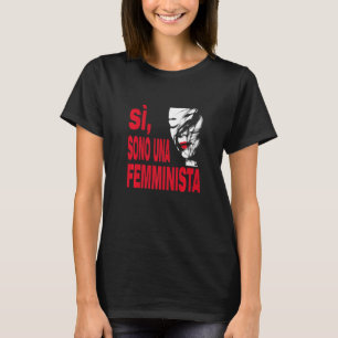 Camiseta Sí, soy feminista, por hombres y mujeres compromet