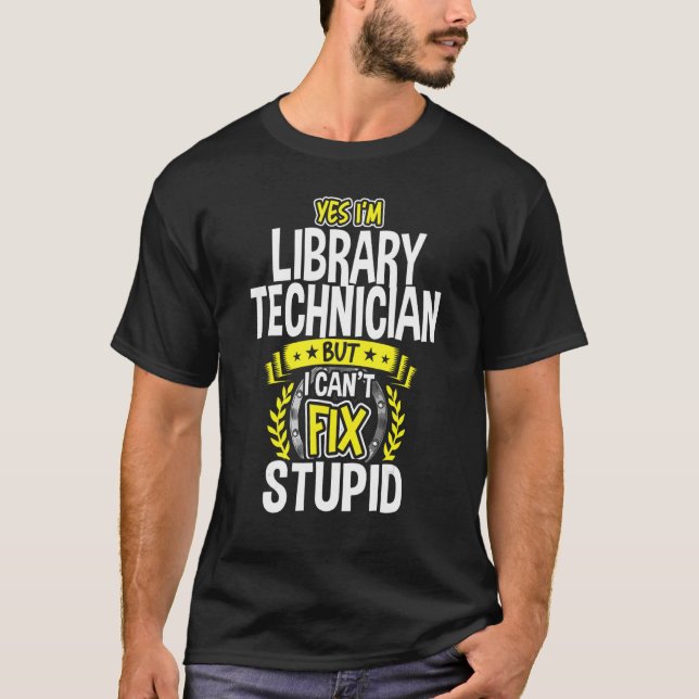 Camiseta Sí, soy técnico de biblioteca (Anverso)