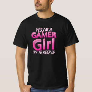 Camiseta Sí, soy un Chica de apuestas que trata de mantene