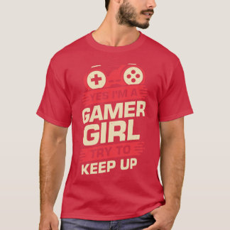 Camiseta Sí, Soy Un Chica Que Intenta Mantenerse Al Día