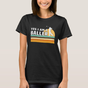 Camiseta Sí, Soy Un Club De Golf De Golfer Retro Baller