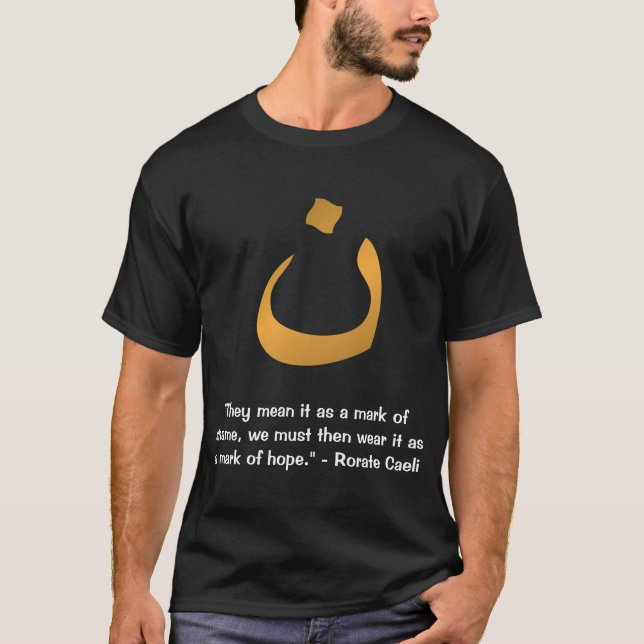 Camiseta Sí, soy un cristiano (Anverso)
