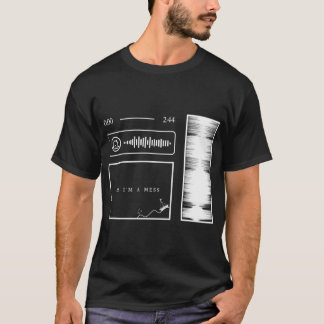Camiseta Sí, soy un desorden Gráficos de audio (con código