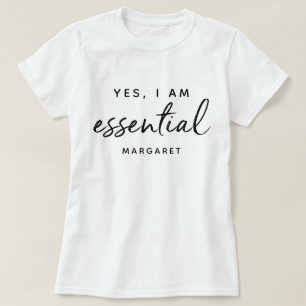 Camiseta Sí, Soy Un Empleado De Primera Línea Esencial Pe