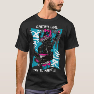 Camiseta Sí, soy un juego de azar Chica divertido de videoj