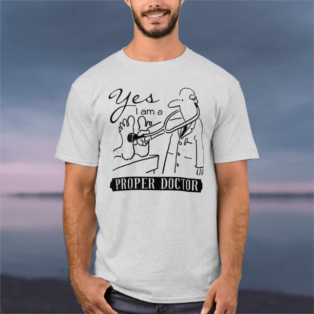 Camiseta Sí, soy un médico de verdad. (Subido por el creador)