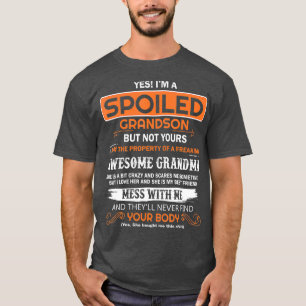 Camiseta sí, soy un nieto malcriado de un asombroso asombr