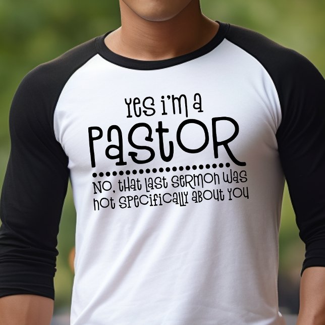 Camiseta Sí, soy un pastor cristiano gracioso (Subido por el creador)