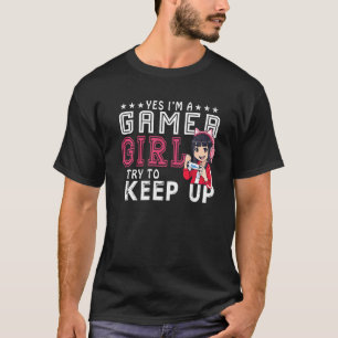 Camiseta Sí, soy un video adolescente de Chicas de juegos d