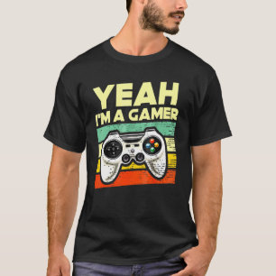 Camiseta Sí, soy un videojugador de videojuegos de retro vi