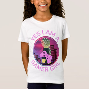 CAMISETA SÍ, SOY UNA CHICA GAMER