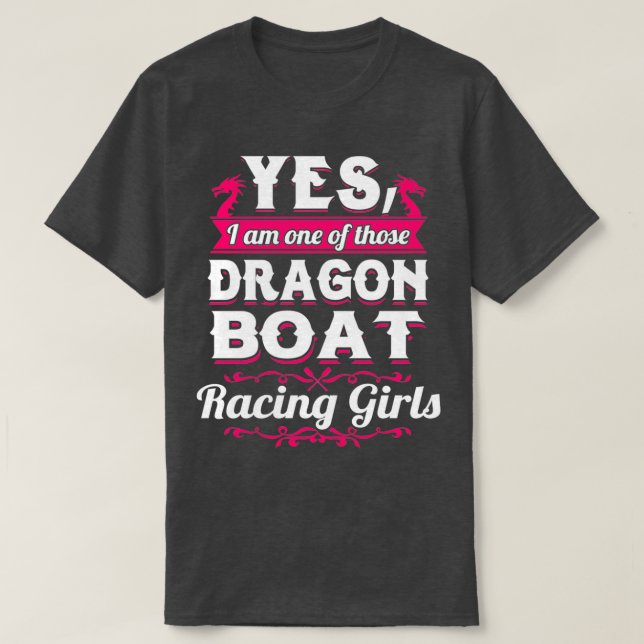 Camiseta Sí, Soy Uno De Esos Chicas De Carreras De Barcos D (Diseño del anverso)