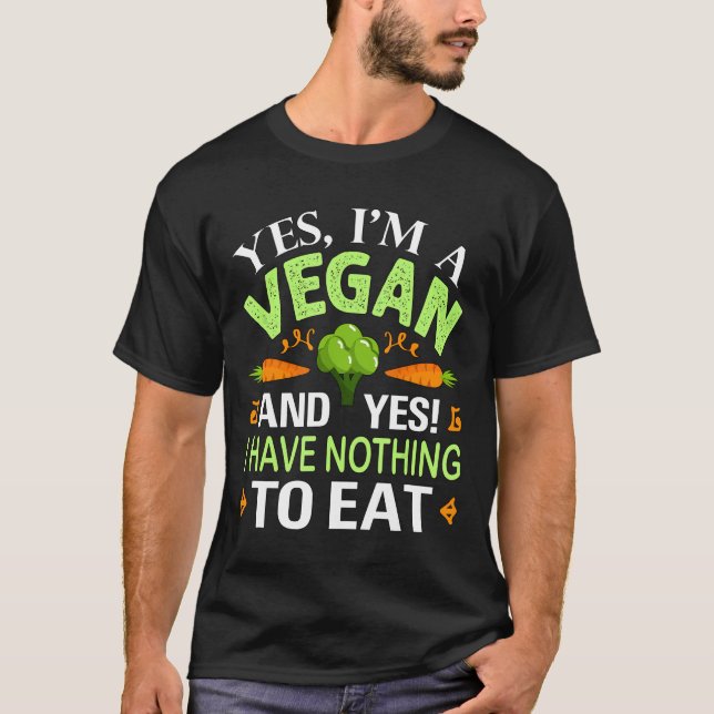 Camiseta Sí, Soy Vegan Guay Vegetarian Food Veggie (Anverso)