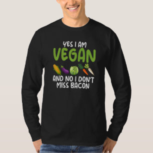Camiseta Sí, soy vegetariano No, no extraño a Bacon Vegeta