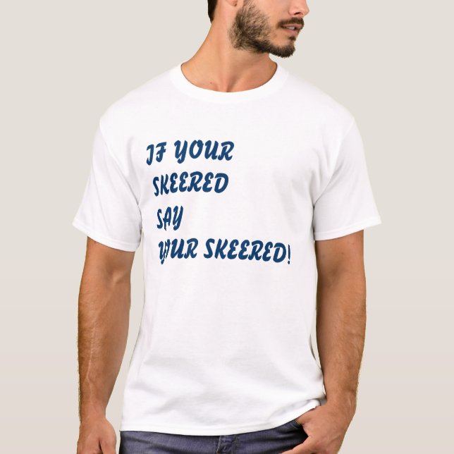 CAMISETA SI SU SKEERED (Anverso)