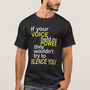 CAMISETA SI SU VOZ NO TUVO NINGÚN ALENTO DE CONFIANZA DE PO