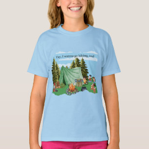 Camiseta ¡Sí, también quiero ir de excursión!