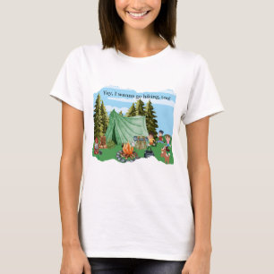 Camiseta ¡Sí, también quiero ir de excursión!