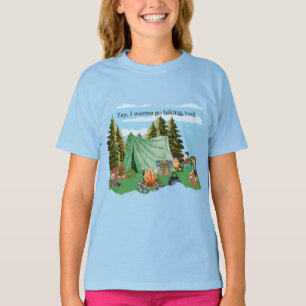 Camiseta ¡Sí, también quiero ir de excursión!