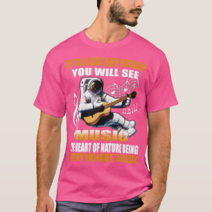Camiseta Si te ves lo suficientemente profundo verás música