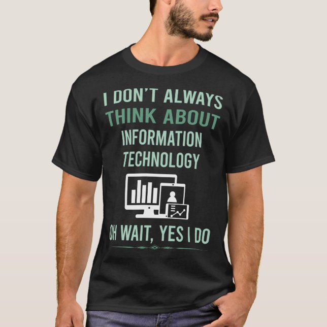 Camiseta Sí, Tecnología De La Información (Anverso)