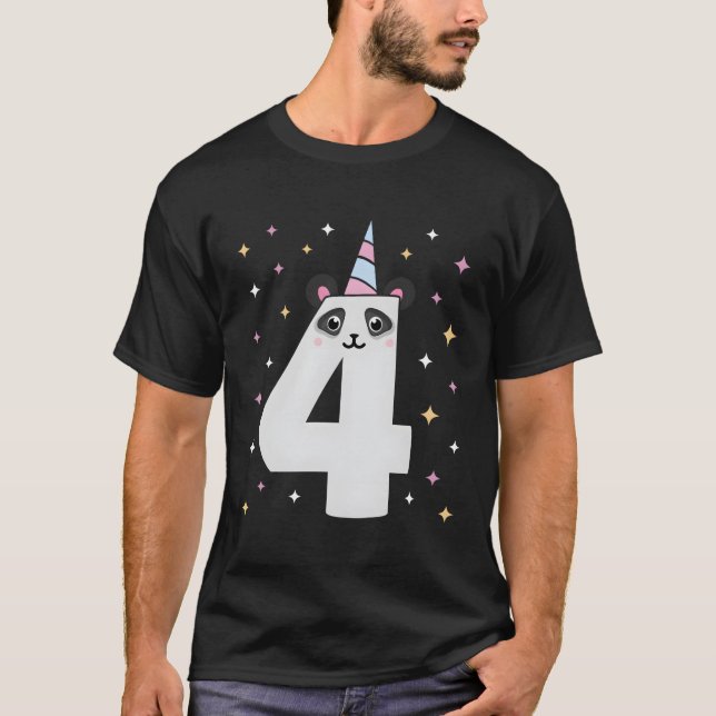 Camiseta Sí, Tengo 4 Temas De Panda 4º Py (Anverso)