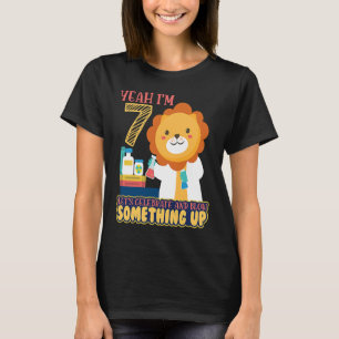 Camiseta Sí, Tengo 7 Años Para Celebrar Y Soplar El Cumplea