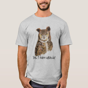 Camiseta 'Sí, Tengo Actitud' Cita arte para los amantes de