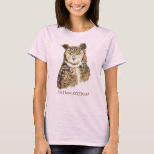 Camiseta 'Sí, Tengo Actitud' Cita arte para los amantes de