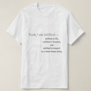 Camiseta Sí, Tengo Derecho