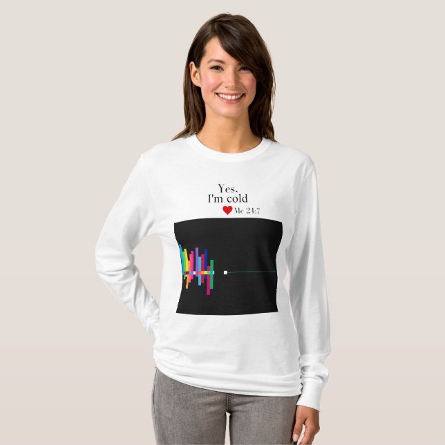 Camiseta Sí, tengo frío (Anverso completo)