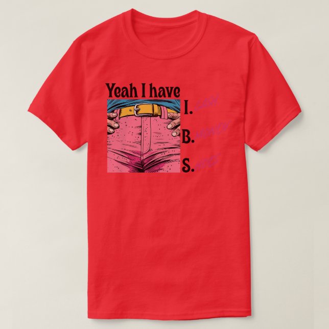 Camiseta Sí, tengo un meme de IBS (Diseño del anverso)