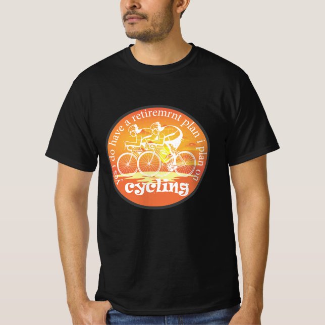 Camiseta sí, tengo un plan de retiro que planeo en biciclet (Anverso)