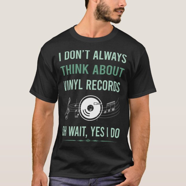 Camiseta Sí, tengo vinilos Discos de vinilo (Anverso)